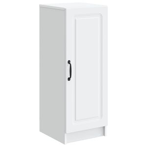vidaXL Buffet Blanc 33 x 34,5 x 87 cm Bois d'ing&eacute;nierie