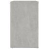 vidaXL Table de chevet Gris b&eacute;ton 50x36x60 cm Bois d'ing&eacute;nierie