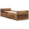 vidaXL Cadre de lit sans matelas vieux bois 90x190 cm bois ing&eacute;nierie