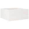 vidaXL Jardini&egrave;re blanc 100x100x46 cm bois de pin massif