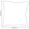 vidaXL Oreiller avec oreiller Blanc 61 x 41 x 20 cm Polyester