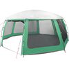 vidaXL Tente piscine toit amovible parois maille vert d'eau 690x690 cm