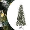 vidaXL Sapin de No&euml;l artificiel Vert 180 cm PVC, plastique et acier