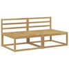 vidaXL Sofa de milieu ext&eacute;rieur Blanc 158 x 83 x 73 cm