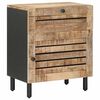 vidaXL Table de chevet Naturel 50 x 33 x 60 cm Bois de mangue massif