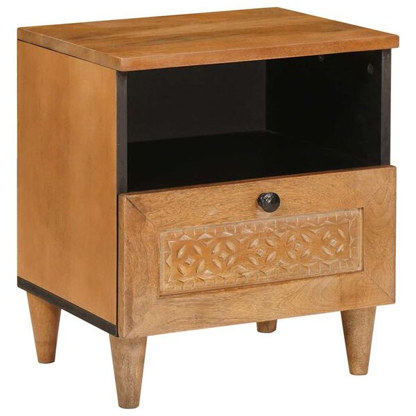 vidaXL Cabinet de chevet 2 pcs Marron Clair 40 x 33 x 46 cm