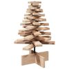 vidaXL Arbre de No&euml;l en bois pour d&eacute;coration 60 cm bois massif de pin