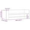 vidaXL &Eacute;tag&egrave;re murale sonoma gris 100x35x30,5 cm bois ing&eacute;nierie