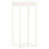 vidaXL Ensemble de bar 3 pcs Blanc Bois de pin massif