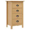 vidaXL Buffet Hill 46x35x80 cm Bois de pin solide