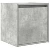 vidaXL Tables de chevet murales 2 pcs gris b&eacute;ton 38x34x40 cm