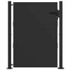 vidaXL Porte de Jardin 110 x 155 cm Noir Verrouillable