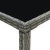 vidaXL Ensemble de bar de jardin 7 pcs et coussins Résine tressée Gris