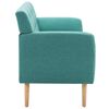 vidaXL Canapé à 3 places revêtement en tissu 172x70x82 cm vert
