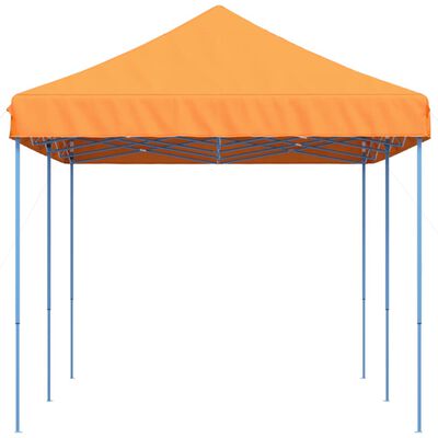 vidaXL Tente de réception pliable escamotable orange 580x292x315 cm