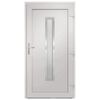 vidaXL Porte d'entr&eacute;e anthracite 108x200 cm PVC