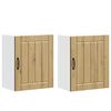 vidaXL Armoires murales de cuisine 2 pcs Lucca ch&ecirc;ne artisanal