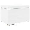 vidaXL Tabouret Blanc Cuir Synth&eacute;tique et Bois Composite
