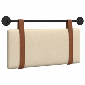 vidaXL T&ecirc;te de lit suspendue Cr&egrave;me PU antique