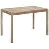 vidaXL Table de salle &agrave; manger 120x70x75 cm Bois solide d'acacia