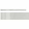 vidaXL Bordure de Pelouse Argent 450 x 0,05 x 15 cm Acier inoxydable
