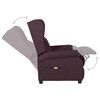 vidaXL Fauteuil de massage Violet Tissu