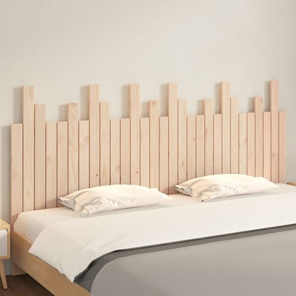 vidaXL T&ecirc;te de lit murale 185x3x80 cm Bois massif de pin