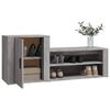 vidaXL Armoire à chaussures Sonoma gris 130x35x54 cm Bois d'ingénierie