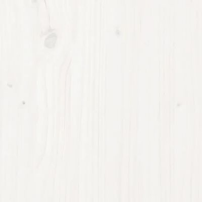vidaXL Lit de palette blanc 100x200 cm bois de pin massif