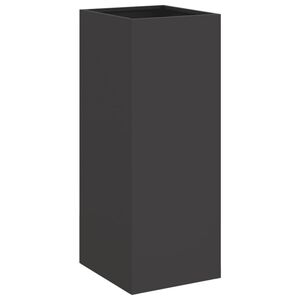 vidaXL Jardini&egrave;re noir 32x29x75 cm acier