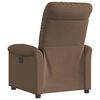 vidaXL Fauteuil inclinable Marron Tissu