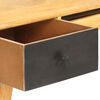 vidaXL Bureau avec tiroirs 130x50x80 cm Bois solide de manguier
