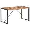 vidaXL Table &agrave; manger 140x70x75 cm bois massif