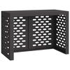 vidaXL Housse de climatiseur Noir 100 x 50 x 70 cm Acier