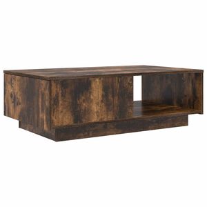 vidaXL Table basse Ch&ecirc;ne fum&eacute; 95 x 55 x 31 cm Bois d'ing&eacute;nierie