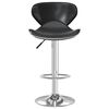 vidaXL Tabouret de bar Noir Similicuir