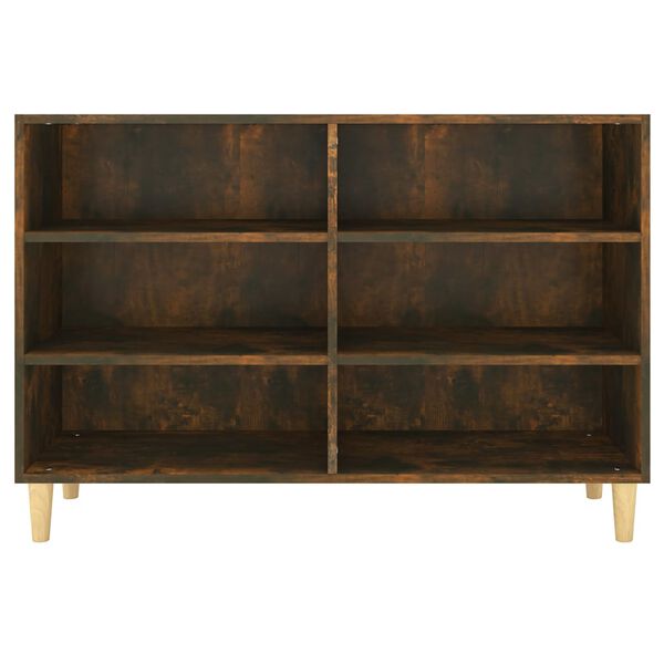 vidaXL Buffet chêne fumé 103,5x35x70 cm bois d'ingénierie