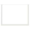 vidaXL Pieds de table &agrave; manger en U 2 pi&egrave;ces Blanc 100 x (72-73) cm Acier
