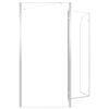 vidaXL Enclos de bain 120x69x130 cm Verre tremp&eacute; Transparent