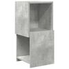 vidaXL Meuble d'angle 30,5x30x65cm Bois d'ing&eacute;nierie Gris b&eacute;ton
