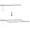 vidaXL Auvent R&eacute;tractable Multicolore 500 &times;300 cm tissu