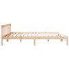 vidaXL Cadre de lit extra long sans matelas 180x220 cm bois massif pin