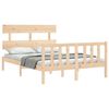 vidaXL Cadre de lit sans matelas 140x200 cm bois massif de pin