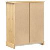 vidaXL Commode Corona 92x48x114 cm bois massif de pin