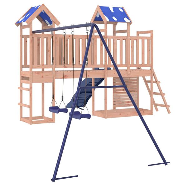 vidaXL Aire de jeux d'ext&eacute;rieur bois massif de douglas