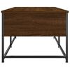 vidaXL Table basse chêne marron 100x51x40 cm bois d'ingénierie