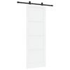 vidaXL Porte coulissante ORKDAL 83 x 232 cm Bois de pin massif Blanc
