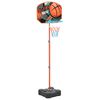 vidaXL Ensemble de jeu de basket-ball portable r&eacute;glable 109-141 cm