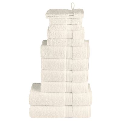 vidaXL Ensemble de serviettes de qualité supérieure 12 pcs 100% coton