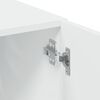 vidaXL Armoire de rangement blanc 70x42,5x225 cm bois d'ing&eacute;nierie